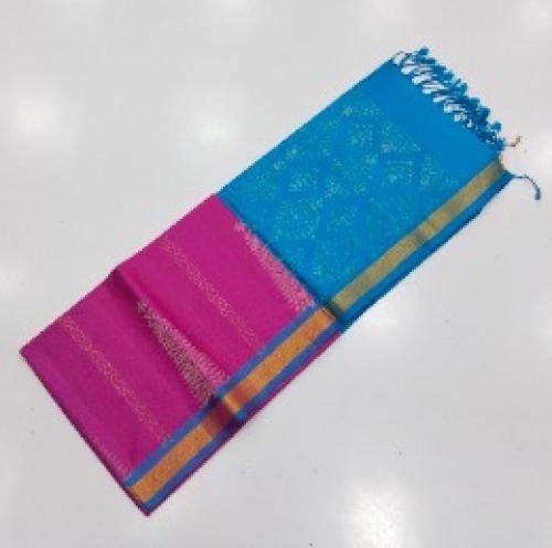 SOFT SILK SAREE WITH BLOUSE